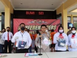 Komplotan pelaku pencuri ATM di Ringkus Satuan Reskrim Polres sukabumi.